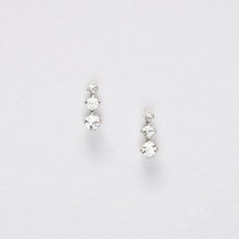 Load image into Gallery viewer, ‘Lovely Sister’ Strerling Silver Crystal Stud Earrings Card