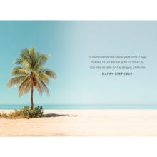 Load image into Gallery viewer, Grandad Sloth with Beer Birthday Card