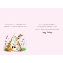 Load image into Gallery viewer, Friend Fox and Hare Birthday Card