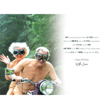 Load image into Gallery viewer, Husband on Motorbike Birthday Card