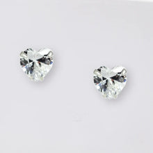 Load image into Gallery viewer, ‘ To The One I Love’  Strerling Silver Crystal Stud Earrings Card