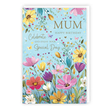 Load image into Gallery viewer, Flowers Mum Birthday Card