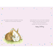 Load image into Gallery viewer, Guinea Pig And Rabbit Niece Birthday Card