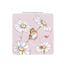 Load image into Gallery viewer, ‘Oops a daisy’ Mouse Compact Mirror by Wrendale Designs