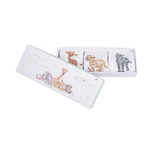 Load image into Gallery viewer, ‘ Little Savannah African Animal’ Bamboo Baby 0-6 months Socks by Wrendale Designs