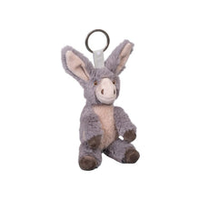 Load image into Gallery viewer, ‘Jack Donkey’ Plush Character Donkey Keyring by Wrendale Designs