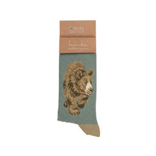 Load image into Gallery viewer, Mens Bear Super Soft Bamboo Socks by Wrendale Designs