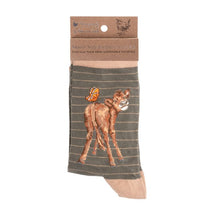 Load image into Gallery viewer, Cow Super Soft Bamboo Socks by Wrendale Designs
