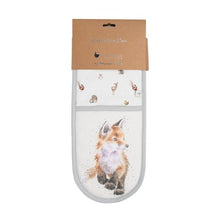 Load image into Gallery viewer, ‘ Woodlanders‘ Woodland Animals Duble Oven Glove by Wrendale Designs