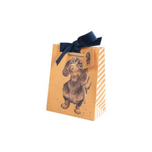 Load image into Gallery viewer, Sausage Dog Small Gift Bag by Wrendale Designs