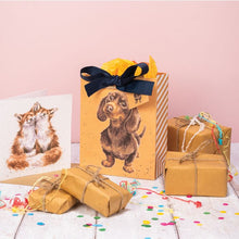 Load image into Gallery viewer, Sausage Dog Small Gift Bag by Wrendale Designs