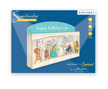 Load image into Gallery viewer, Second Nature Spectacular 3D Pop Up Animal Musicians Birthday Card