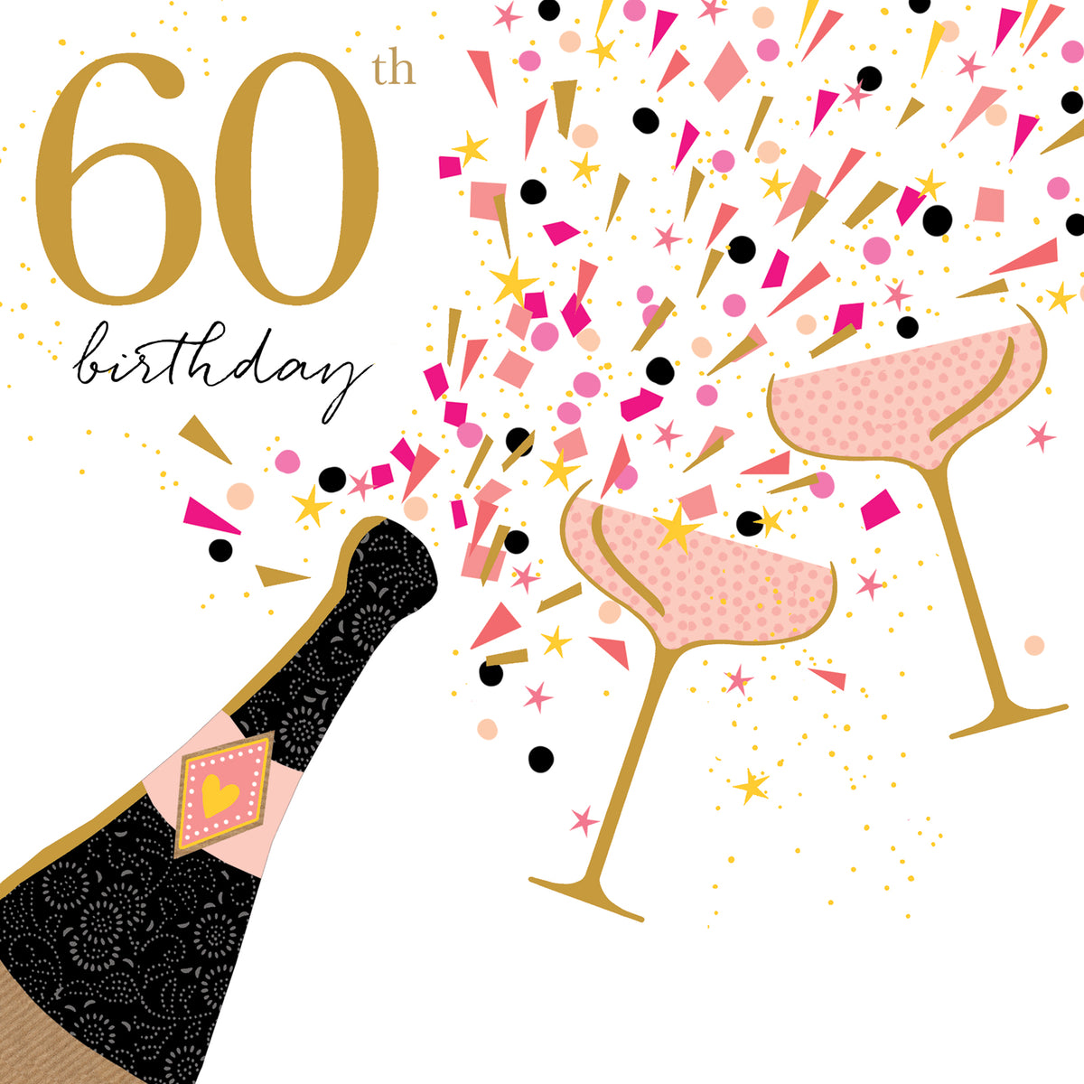 Champagne 60th Birthday Card Kingfisher Cards Gifts champagne-60th-birthday-card-kingfisher-cards-gifts