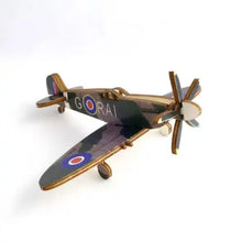 Load image into Gallery viewer, Spitfire 3D Pop Up Wooden Postcard