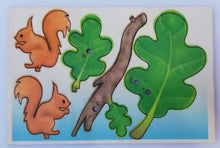 Load image into Gallery viewer, Squirrel 3D Pop Up Wooden Postcard