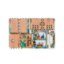 Load image into Gallery viewer, Birthday Cake Box 3D Pop Up Wooden Postcard