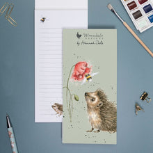 Load image into Gallery viewer, Hedgehog & Poppy Shopping Pad by Wrendale Designs