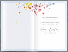 Load image into Gallery viewer, Flowers Wife Birthday Card