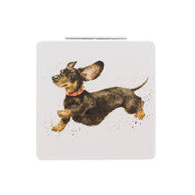 Load image into Gallery viewer, Dashchund Sausage Dog Compact Mirror