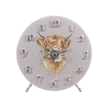 Load image into Gallery viewer, Cow Mantel Clock by Wrendale Designs