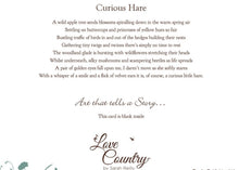 Load image into Gallery viewer, Hare in Bluebells Card