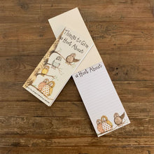 Load image into Gallery viewer, Magnetic Owl ‘ Things to give a Hoot about’ To Do Shopping List Pad