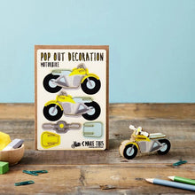 Load image into Gallery viewer, Motorbike Wooden Postcard