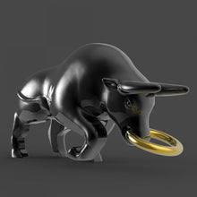 Load image into Gallery viewer, Bull Taurus Keyring