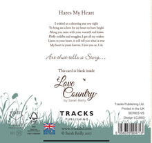 Load image into Gallery viewer, Hares Hugging Card