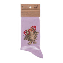 Load image into Gallery viewer, Owl Super Soft Bamboo Socks by Wrendale Designs