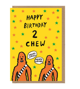 Chewbacca Birthday Card