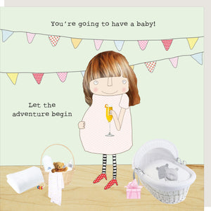 You’re Going To Have A Baby Card By RosieMadeAThing