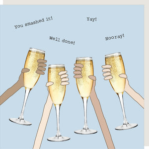 You Smashed It! Champagne Well Done Card By RosieMadeAThing