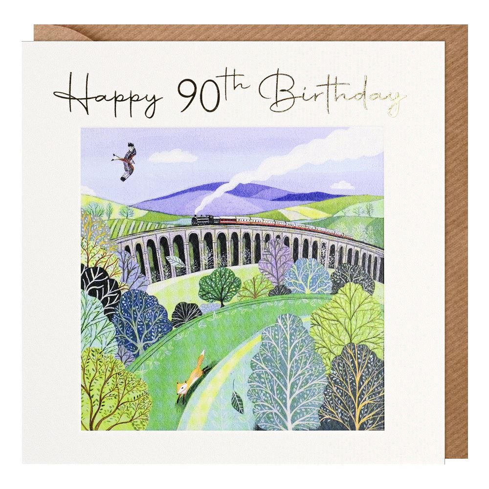 90th Birthday Card