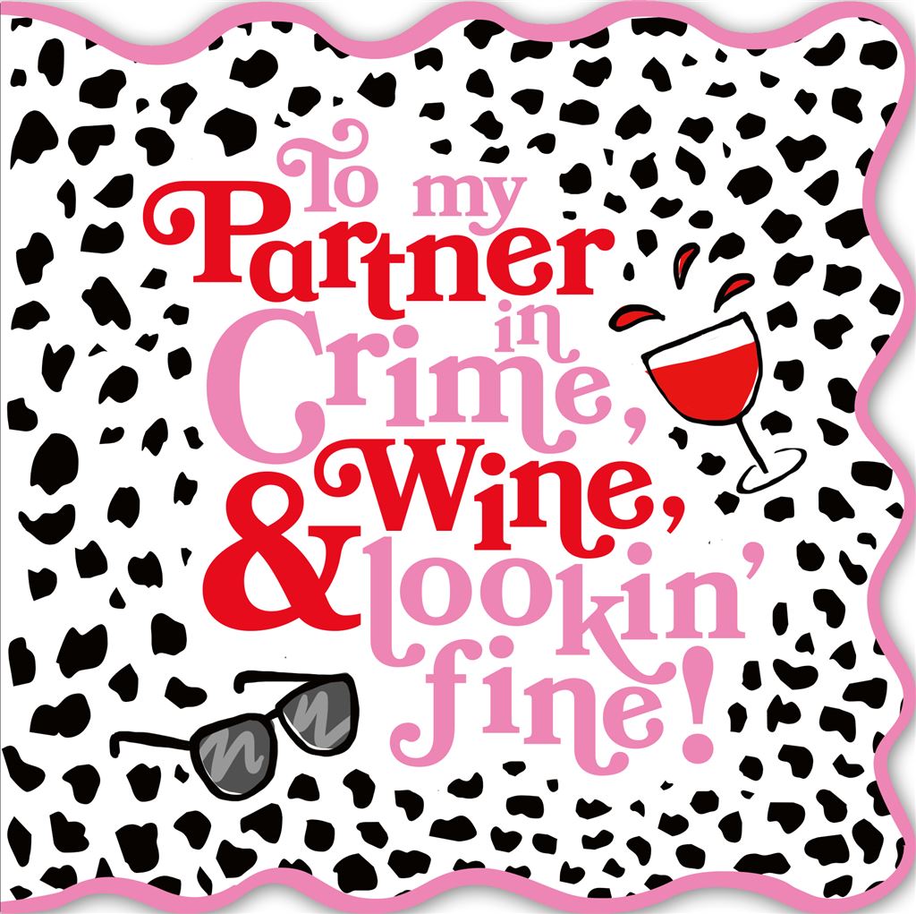 Partner In Crime Blank Card