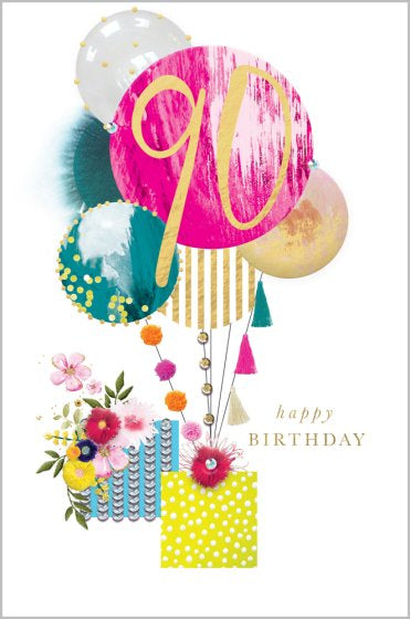 90th Birthday Card