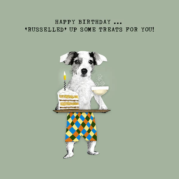 Jack Russel Birthday Card