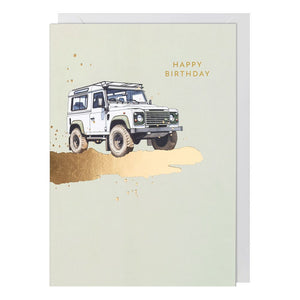 Land Rover  Birthday Card