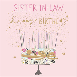 Sister-in-Law Birthday Card