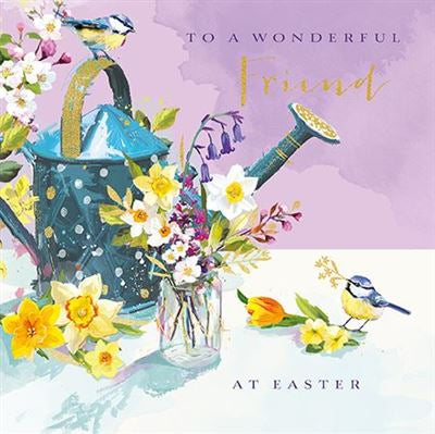 Spring Flowers  Special Friend Easter Card