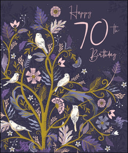 70th Birthday Card