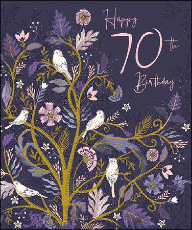 70th Birthday Card