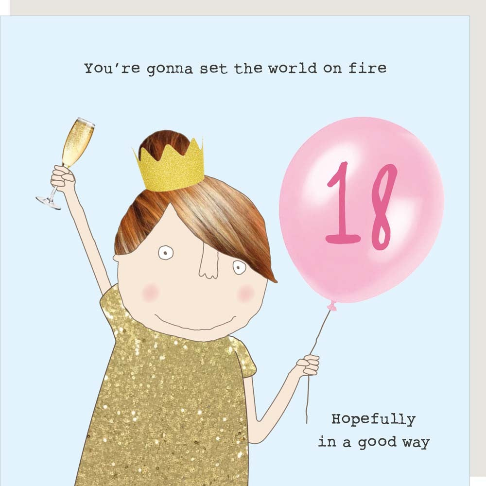 18th Birthday Card By RosieMadeAThing