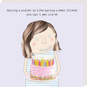 Sister Best Friend Birthday Card By RosieMadeAThing