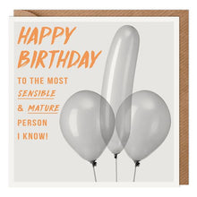 Load image into Gallery viewer, Rude Balloons Birthday Card
