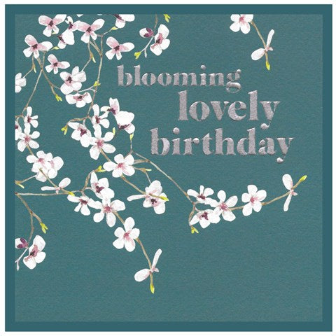 Blooming Lovely Blossom Birthday Card