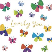 Butterflies Lovely You Blank Card