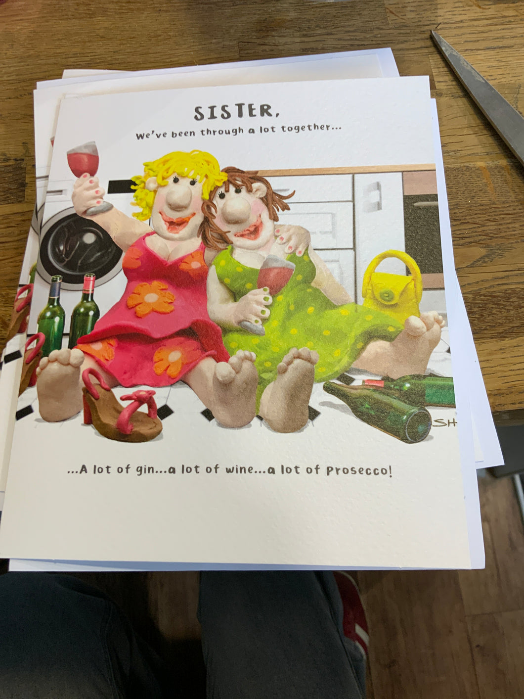 We’ve Been Through A lot Of Gin, Wine & Prosecco Sister Birthday Card