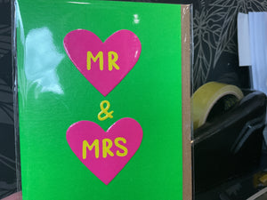 Mr & Mrs Blank Card