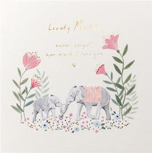 Load image into Gallery viewer, Elephants Mothers Day Card
